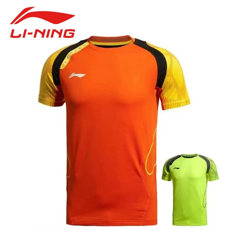LI NING Áo Thun Thể Thao Tay Ngắn Thời Trang Cho Nam Và Nữ Mã 1079