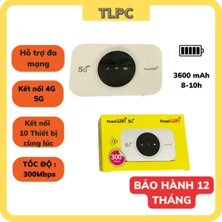 Cục phát wifi từ sim 4G Pocket bộ phát di động cầm tay pin 3600mAh kết nối 10 thiết bị tốc độ 300mbps bảo hành 12 tháng