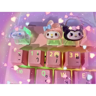 Keycap Lẻ Mini Cute Siêu Cưng Bàn Phím Cơ Nút Phím PBT