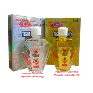 Dầu Gió Trắng, Vàng Tiger Brand 7ml Chính Hãng