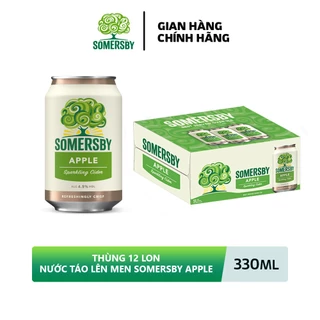 Somersby Cider Táo - 1 thùng 12 lon 330ml