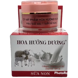 Kem Hoa Hướng Dương Trắng Da Mặt, Mềm Mịn Da-Se Khít Lỗ Chân Lông