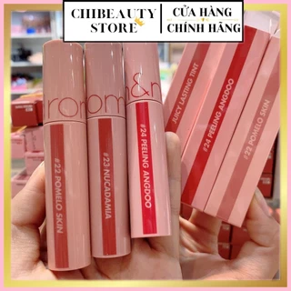 (AUTH, TEM HIDDEN TAG) Son tint bóng Romand Bare Juicy Lasting Tint màu #22 #23 #24 #25