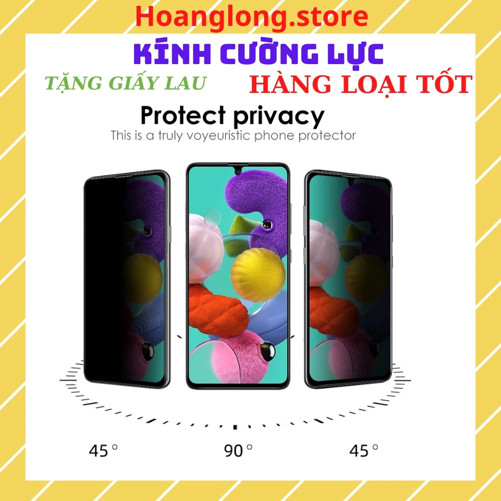 Kính Cường Lực Samsung 9H Chống Nhìn Trộm Cho Samsung Galaxy A51 A71 A10 A20 A40 A60 A70 A80 S10E