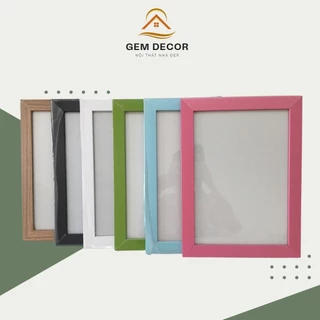 Khung ảnh để bàn 10x15, 13x18cm mặt mica Gem Decor