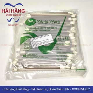 Ống hút nước bọt World Work Ý