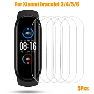 Ốp Bảo Vệ Màn Hình Đồng Hồ Thông Minh Xiaomi Mi Band 7 6 5 4 3