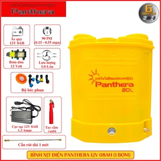 Bình phun thuốc trừ sâu điện Panthera 20 lít 1 bơm xịt mạnh | Công nghệ Thái Lan | Bình xịt điện