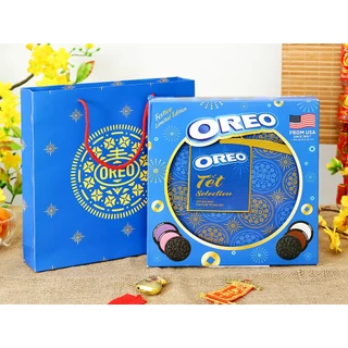 Bánh Quy Oreo Thập Cẩm Hộp Thiếc / Hộp Quà Oreo Phiên Bản Tết Đặc Biệt