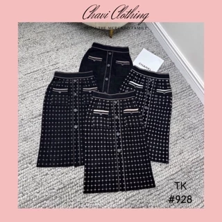 Chân váy len dáng dài mã mới chất đẹp Shop Chavi Clothing