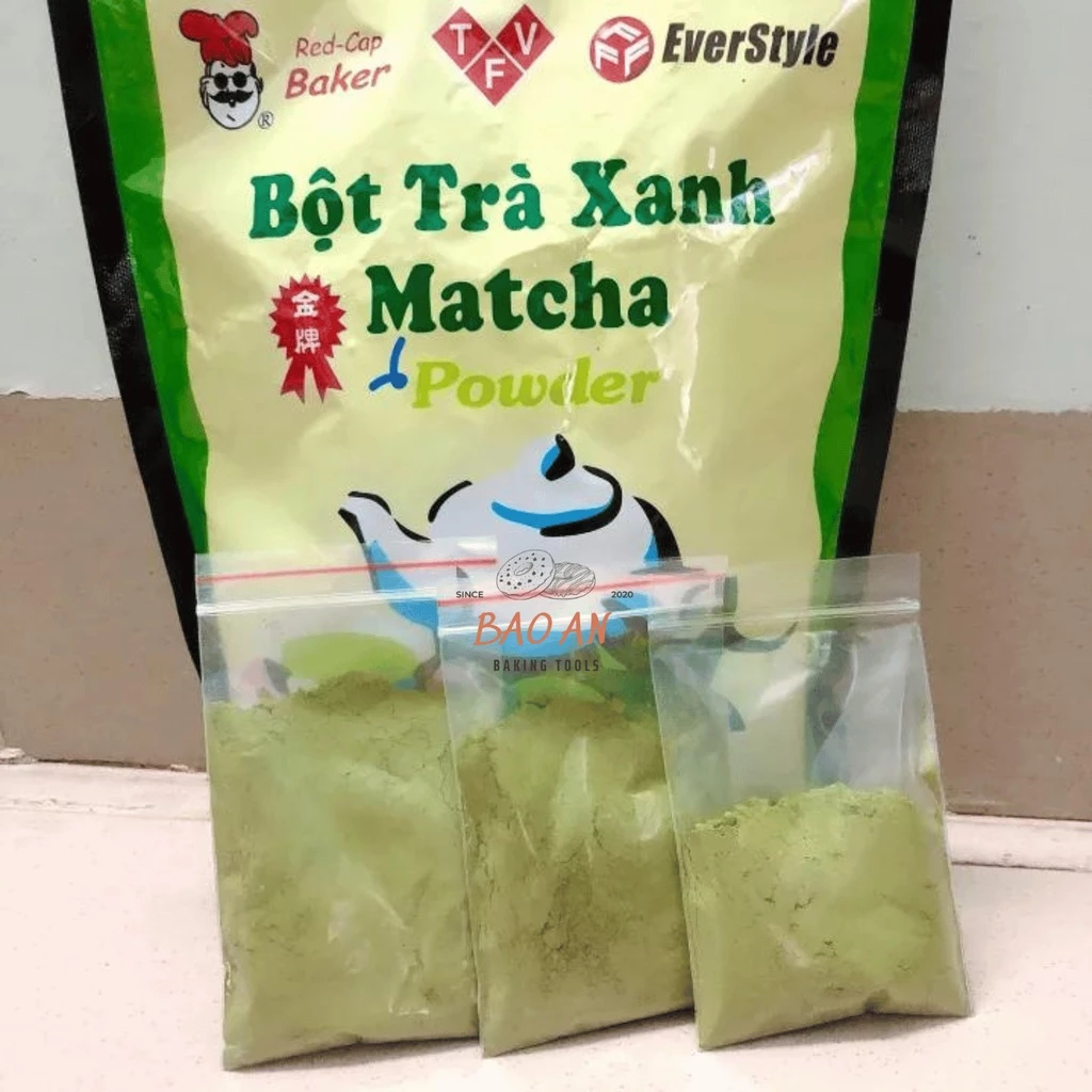 Bột trà xanh matcha đài loan Red Cap