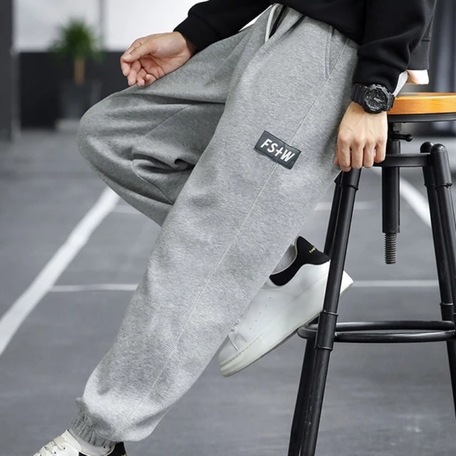 Quần dài Jogger nam thể thao nam in logo FSM chữ đơn giản chất vải nỉ da cá 100 cotton HappyFamily