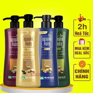 Dầu gội dược liệu Nguyên Xuân- sạch gàu, giảm rụng tóc và ngứa da đầu, kích thích mọc tóc.