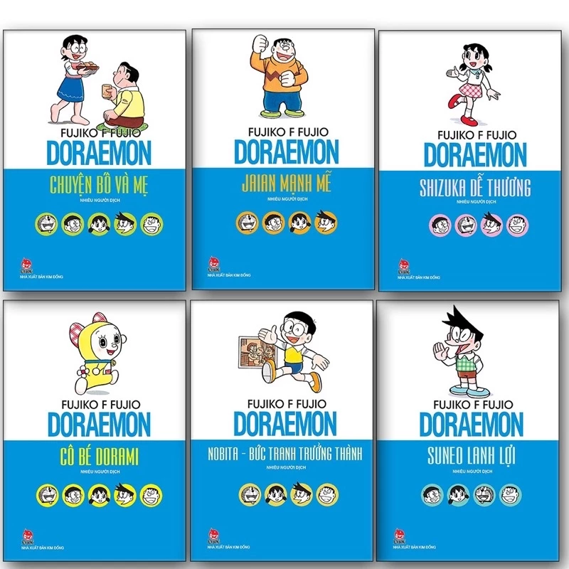 Sách NXB Kim Đồng - Truyện Tranh Doreamon - Combo Những Người Bạn Thân Yêu ( Bộ 6 cuốn)