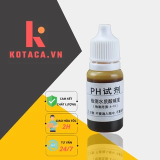 Dung Dịch Đo Độ pH Dung Tích 10ml, Thử Độ pH Của Nước Bằng Dung Dịch, Dung Dịch Thử Độ pH Của Nước