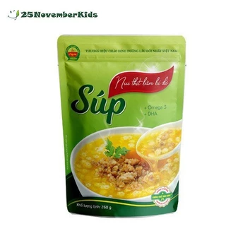 Súp Nui Thịt Bằm Bí Đỏ - Thương hiệu Cây Thị - Mở gói ăn ngay 260g