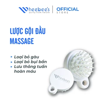 Lược Gội Đầu Massage Heebee Giúp Loại Bỏ Gàu, Bụi Bẩn, Lưu Thông Tuần Hoàn Máu