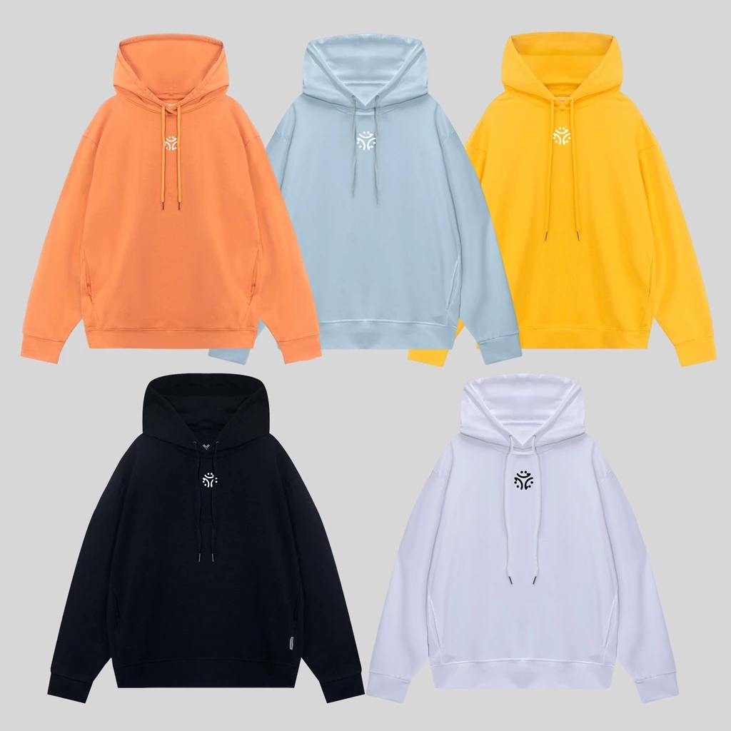 Áo Khoác Hoodie Nỉ Có Mũ Form Rộng GINDY Nhiều Màu Unisex Nam Nữ Ulzzang Thời Trang Thu Đông A035