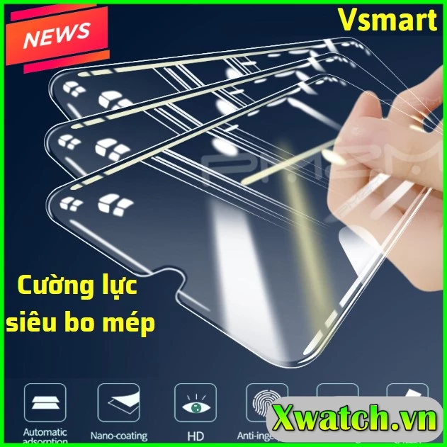 Cường lực siêu bo mép 2.5D cho Vsmart Joy 3 Joy 4 Live 4 Star 3 Star 4 Star 5 Aris Aris pro Active 3