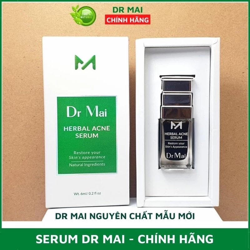 Dr Mai serum sạch mụn thâm Dr Mai 6ml(mẫu mới)