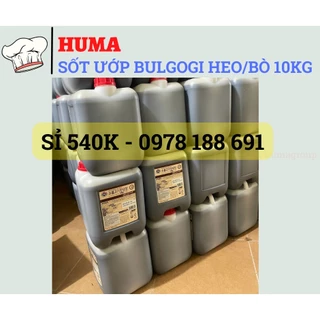 Sốt Uớp Thịt Heo/Bò Hàn Quốc Bulgogi 10kg – Nước Xốt Tẩm Ướp Thịt