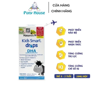 DHA Nature's Way Kids Smart Drops DHA Dạng Giọt Giúp Tăng IQ, Phát Triển Não Bộ Cho Bé 20ml Chính Hãng