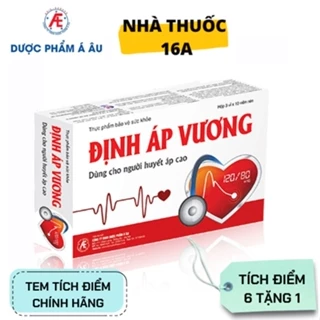 <HỘP 30 VIÊN> ĐỊNH ÁP VƯƠNG - HỖ TRỢ NGƯỜI CAO HUYẾT ÁP, NGỪA TĂNG HUYÊT ÁP, NGUY CƠ TAI BIẾN, MÁU CAO