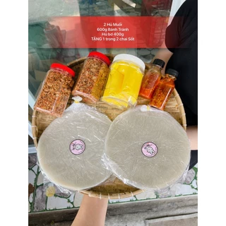 COMBO Siêu Tiết Kiệm ( 600g bánh, 2 hủ muối, 400g bơ, tặng 1 trong 2 sốt)