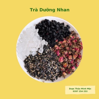 Trà hắc kỳ tử, hoa hồng, dâu tằm trắng da dưỡng nhan