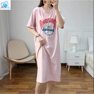 MomKids High Quality Đầm Dài Dáng Rộng Thời Trang Mùa Hè Cho Mẹ Bầu