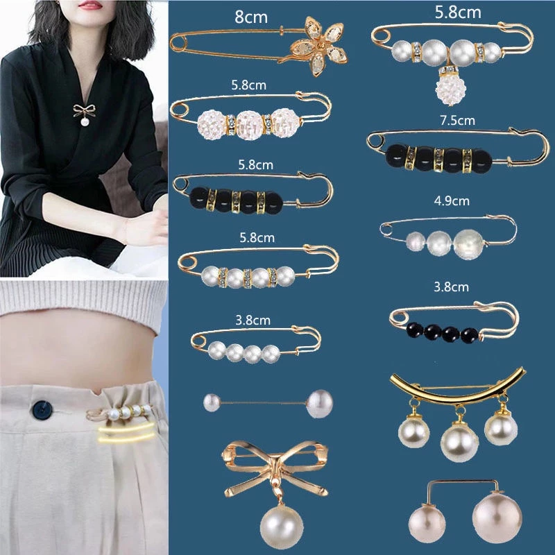 [Combo 10 ]  Set 13 phụ kiện Khuy ghim cài áo quần nhiều mẫu xinh xắn thời trang