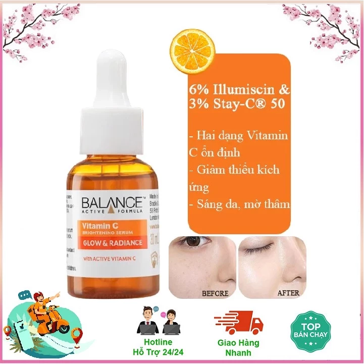 Serum làm mờ thâm và sáng da Balance Vitamin C