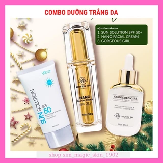 Combo dưỡng trắng da Huyền Phi