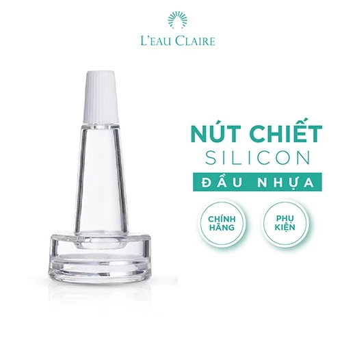 Nắp Chiết Tinh Chất Serum Tế Bào Gốc L'eau Claire Vòi Silicon Đầu Bóp Nhựa Bảo Vệ An Toàn Tiện Lợi Chai 5ml 8ml 10ml