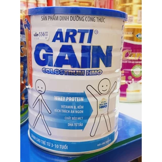 Sữa Bột Công Thức Tăng Trưởng ARTI GAIN COLOSTRUM HMO 3-10 TUỔI - 850G