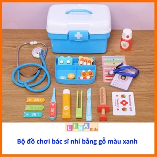 Bộ Đồ Chơi Bác Sĩ Bằng Gỗ Cho Bé Loại Đẹp - LINA Kids