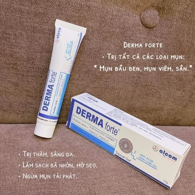 Gel Bôi mụn DERMA Forte 15g