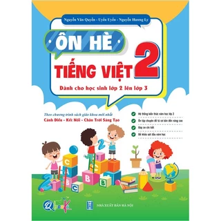 Sách - Ôn Hè Tiếng Việt Lớp 2 - Chương Trình Mới - Dành cho học sinh lớp 2 lên 3 (1 cuốn)