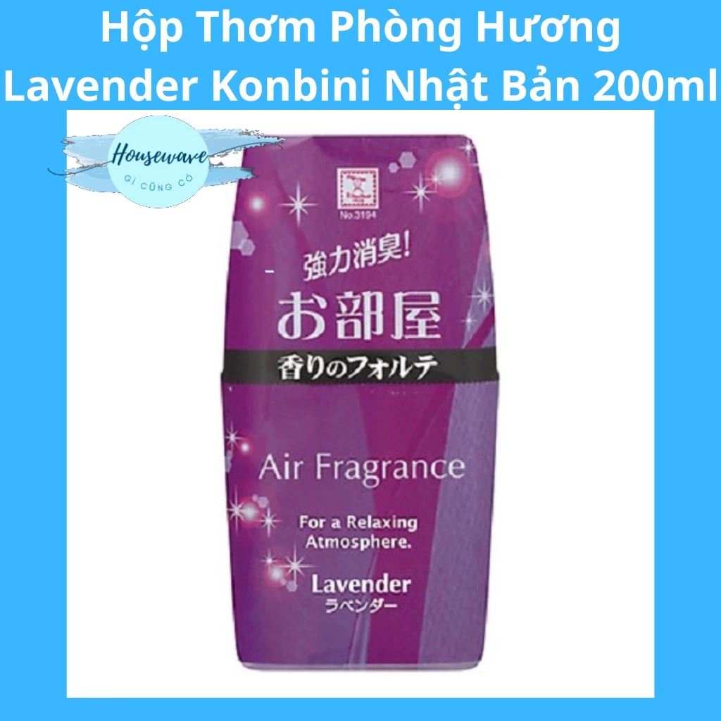 Hộp Thơm Phòng Hương Lavender Konbini Nhật Bản 200ml