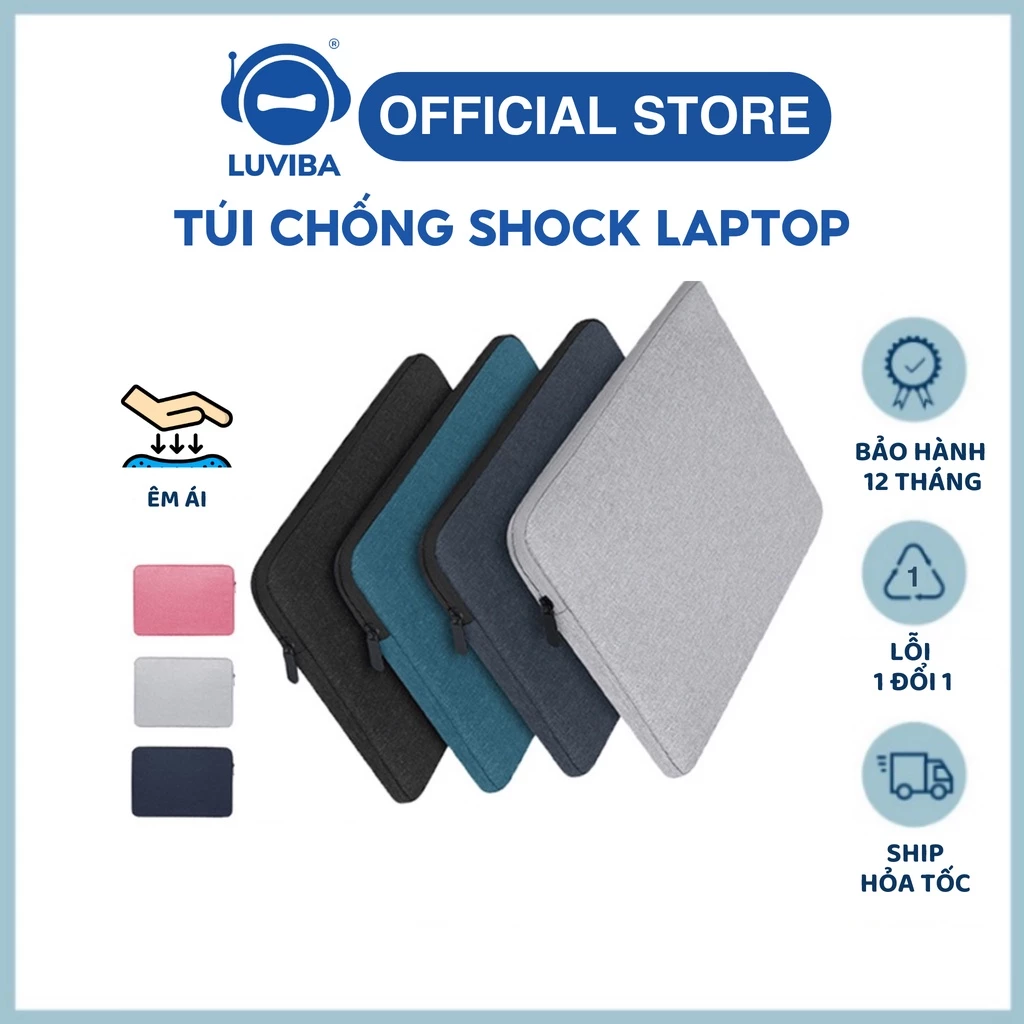 Túi chống sốc laptop macbook 13 inch 13 3 inch 14 inch 15 inch 15 6 inch 17 inch cute LUVIBA S01