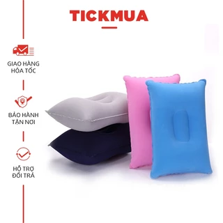 Gối hơi du lịch chữ nhật - Gối hơi cao cấp - FREESHIP - TICKMUA - GD039