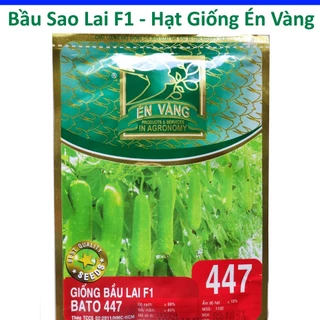 Hạt Giống Bầu Lai F1 BATO 447 ÉN VÀNG , gói 100 hạt