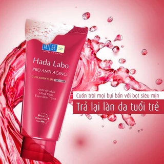 Sữa rửa mặt Hada Labo đỏ ngừa lão hóa 80g Pro Anti Aging α Lifting Cleanser