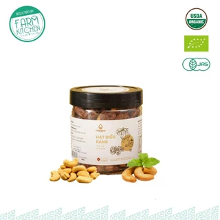 Hạt điều rang không dầu ăn liền Hanuti,  100% canh tác tự nhiên, healthy, organic food - 255gr