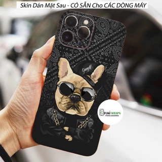 Tấm dán Skin Mặt Sau Chó Bull Gangster FULL VIỀN Dành Cho 14promax , 13promax , 12promax , 11promax , xsmax - FukiShop