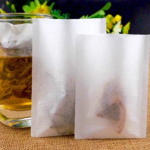 Combo 100 túi lọc giấy không dây hàn nhiệt lọc trà hoa, trà bột, cafe, bột thảo dược...
