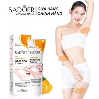 Kem Giảm Thâm Vitamin C Whitening Cream 50g giúp trắng sáng vùng nách, đầu gối, khủy tay, bẹn