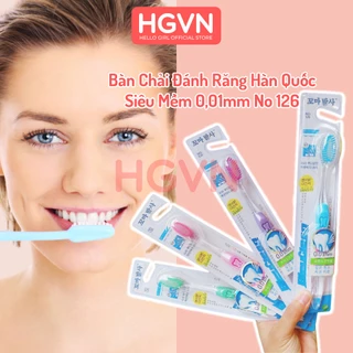 Bàn Chải Đánh Răng Hàn Quốc Siêu Mềm 0,01mm No 126 #B67