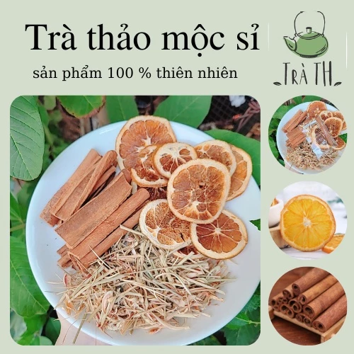 ( ảnh thật) Trà cam quế xả thải độc cơ thể