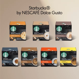 Hộp 12 viên nén cà phê Starbucks pha máy DOLCE GUSTO, DATE 09/2024-03/2025